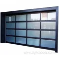 Aluminum Frosted Glass Sectional Garage Door